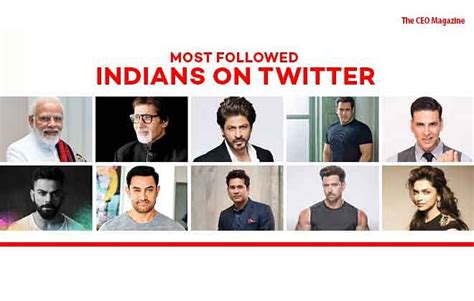 most followed indians on twitter